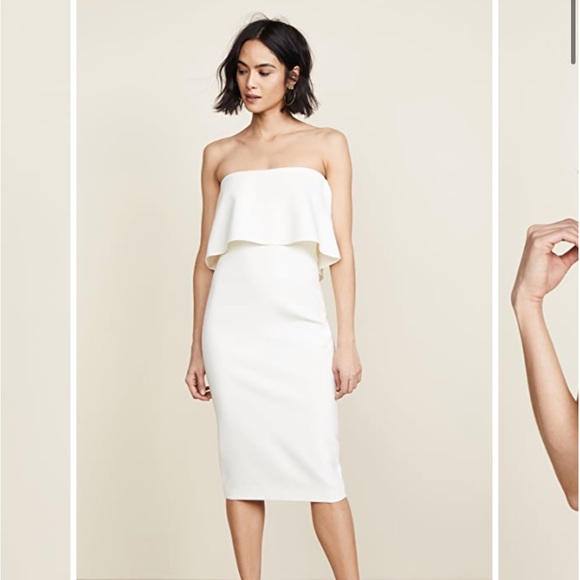 Likely Driggs Dress in White Strapless Bridal - Picture 3 of 10